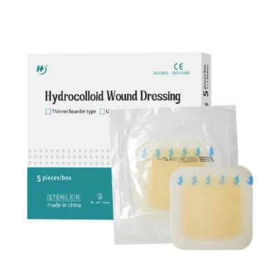 Hydrokolloidný dresing rany s hranicou